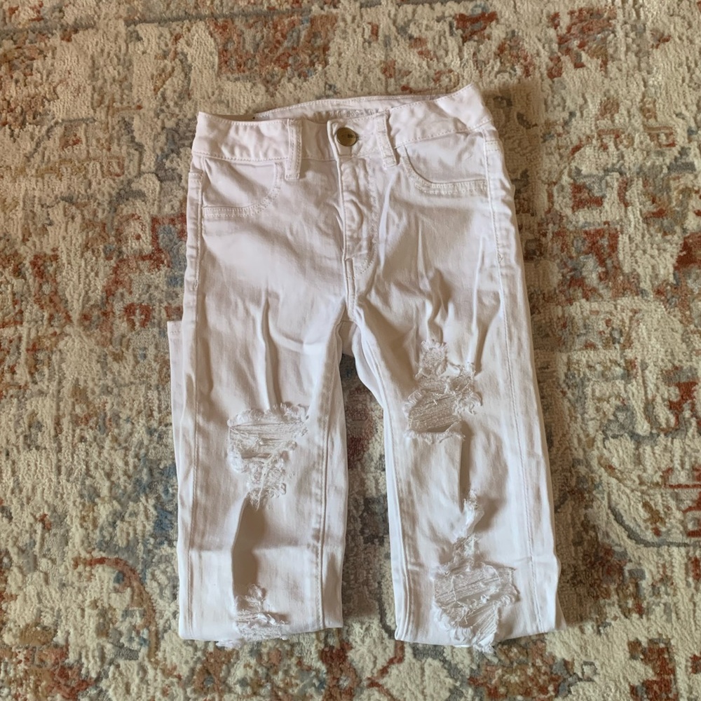 American Eagle Ripped high-rise jeans